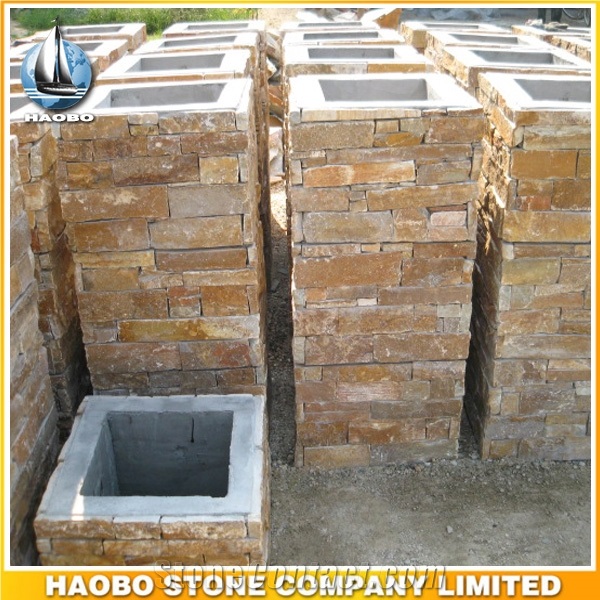 Veneer Stone Columns Wholesale Cultured Stone Gate Post Home Design