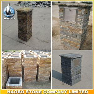 Veneer Stone Columns Wholesale Cultured Stone Gate Post Home Design