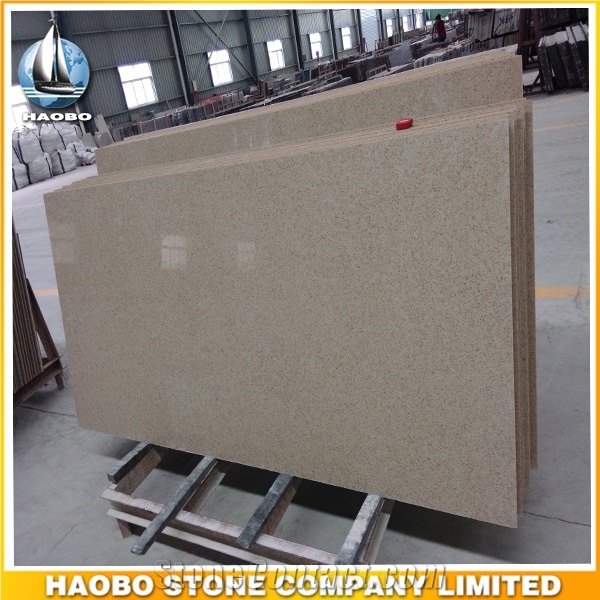 Wholesale Beige Granite Kitchen Countertop Single-Bowl Sink High Quality