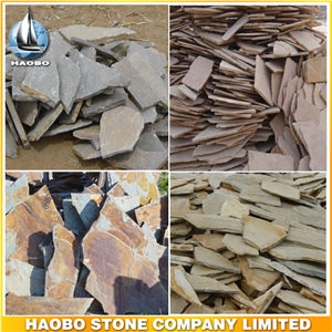 Wholesale Irregular Loose Flagstone for Flooring Multicolor