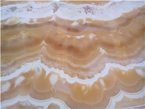 Alabastro Egiziano Onyx Tiles & Slabs, Yellow Polished Onyx Flooring Tiles, Wall Covering Tiles