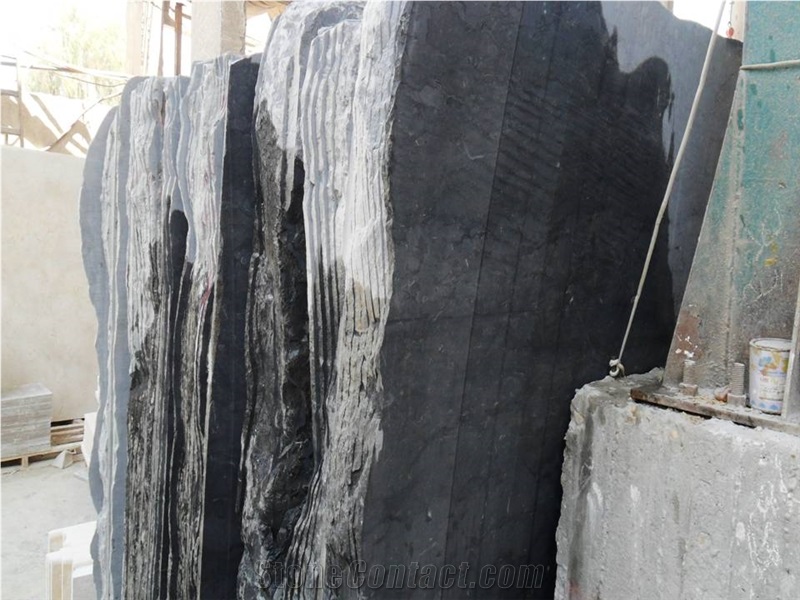 Milly Grey Dark Marble Slabs