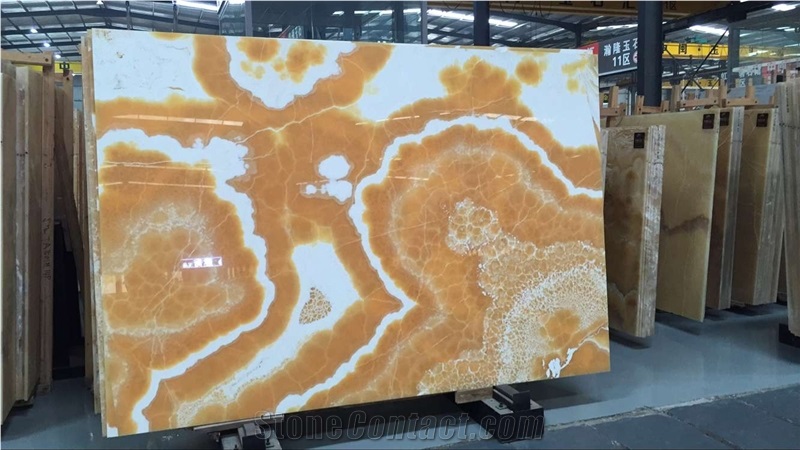 Orange Onyx New Orange Onyx Slabs & Tiles
