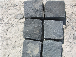 Black Granite Cobble Stone