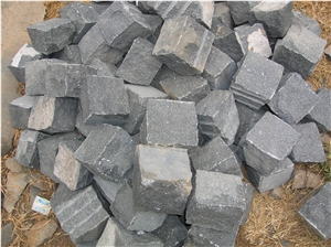 Black Granite Cobble Stone