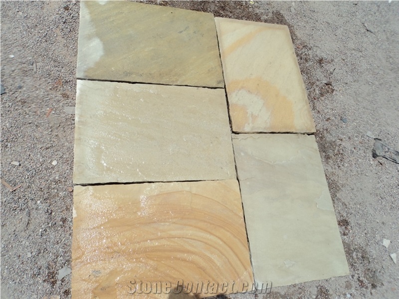 Fossil Mint Sandstone Tiles