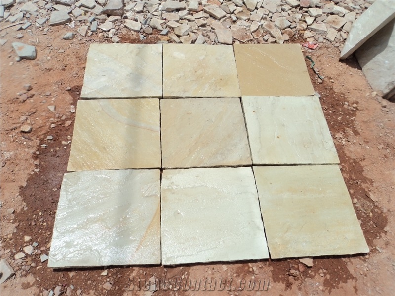 Fossil Mint Sandstone Tiles