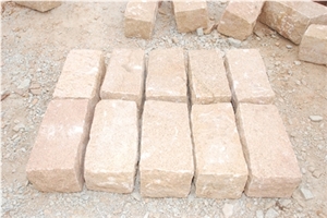 Mysore Yellow Granite Cobble Stone