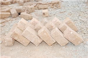 Mysore Yellow Granite Cobble Stone