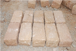 Mysore Yellow Granite Cobble Stone