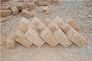 Mysore Yellow Granite Cobble Stone