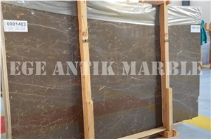 Olive Maron Gold Polished Slabs & Tiles, Brown Polished Marble Floor Tiles, Wall Tiles