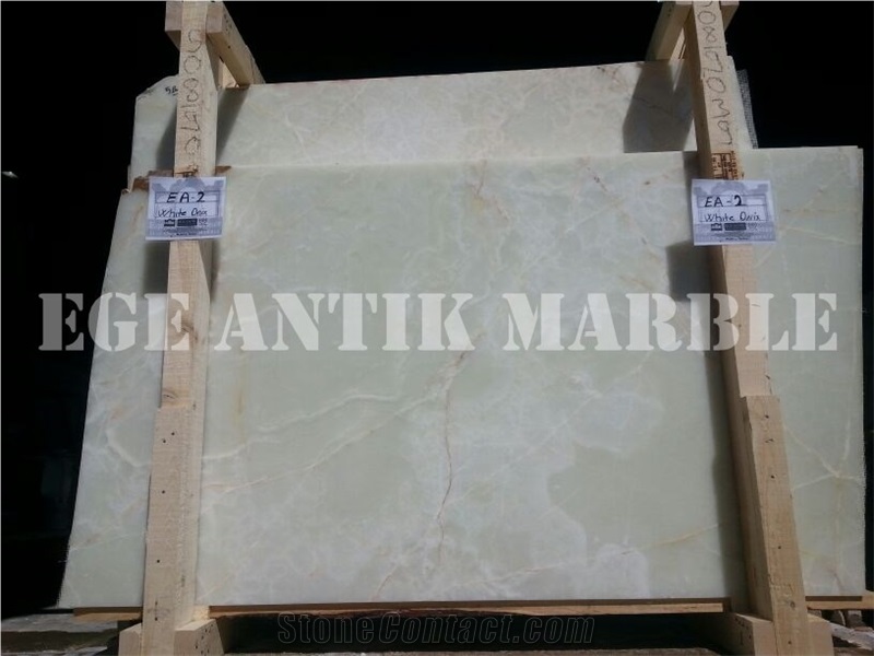 White Onyx 2cm Polished Slabs & Tiles