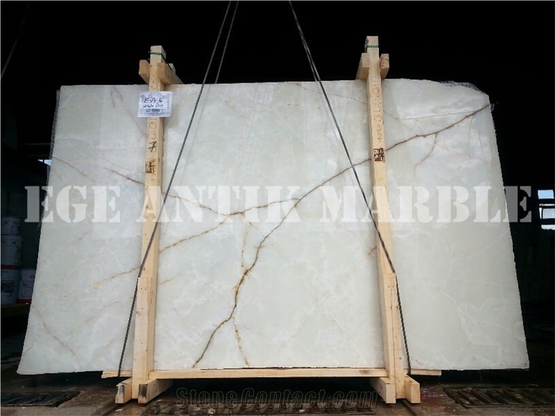 White Onyx 2cm Polished Slabs & Tiles