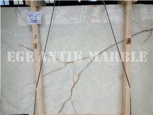 White Onyx 2cm Polished Slabs & Tiles