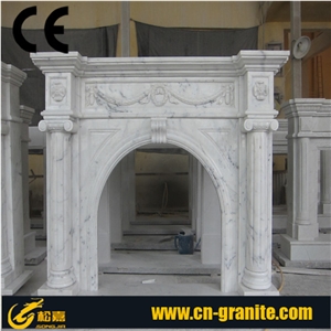 Beige Marble Fireplace,Beige&Yellow Stone Firepalce,China Beige Fireplace,Fireplace Design Ideas,Fireplace Decorating&Remodelings,Fireplace Insert，Fireplace Cover