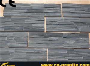 Black Cultured Stone Wall Cladding, Black Culture Stone Wall Panels, Black Crystal Cultured Stone Wall Panels,Hebei Cultured Stone Wall Cladding,Stone Wall Decor,Exposed Walls Stone,Stacked Stone Vene