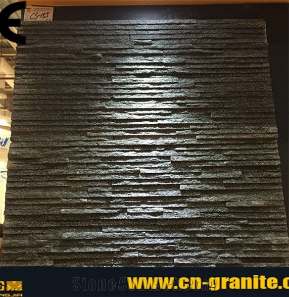 Black&White Quartzite Cultured Stone,Natual Cultured Stone Wall Panel/Veneer Stones Panel,Quartzite Floor Tiles&Wall Covering,Quartzite Cultured Stone Panel,Wall Cladding,Stone Wall Decor,Feature Wall
