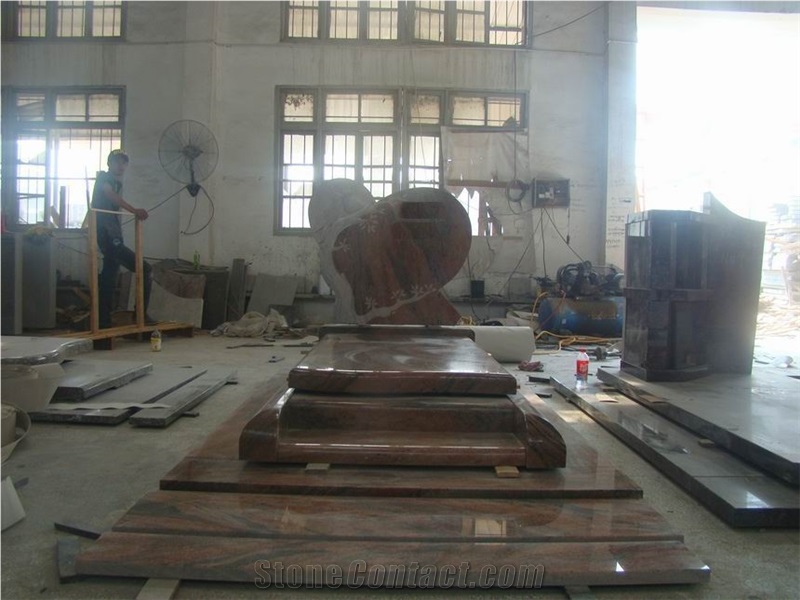 China Factory Black,Red New Design Granite Monument and Tombstone,French Style Monument,Wholesaler-Xiamen Songjia