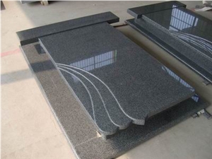 China Factory Granite G654 Tombstone,Western Style Monument Design,Granite Poland Monument,Wholesaler-Xiamen Songjia
