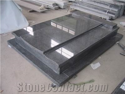 China Factory Granite G654 Tombstone,Western Style Monument Design,Granite Poland Monument,Wholesaler-Xiamen Songjia
