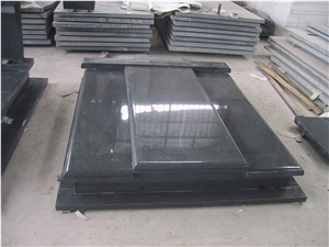 China Factory Granite G654 Tombstone,Western Style Monument Design,Granite Poland Monument,Wholesaler-Xiamen Songjia