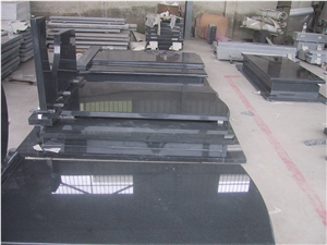 China Factory Granite G654 Tombstone,Western Style Monument Design,Granite Poland Monument,Wholesaler-Xiamen Songjia