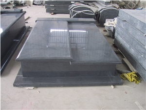 China Factory Granite G654 Tombstone,Western Style Monument Design,Granite Poland Style Family Monument,Wholesaler-Xiamen Songjia