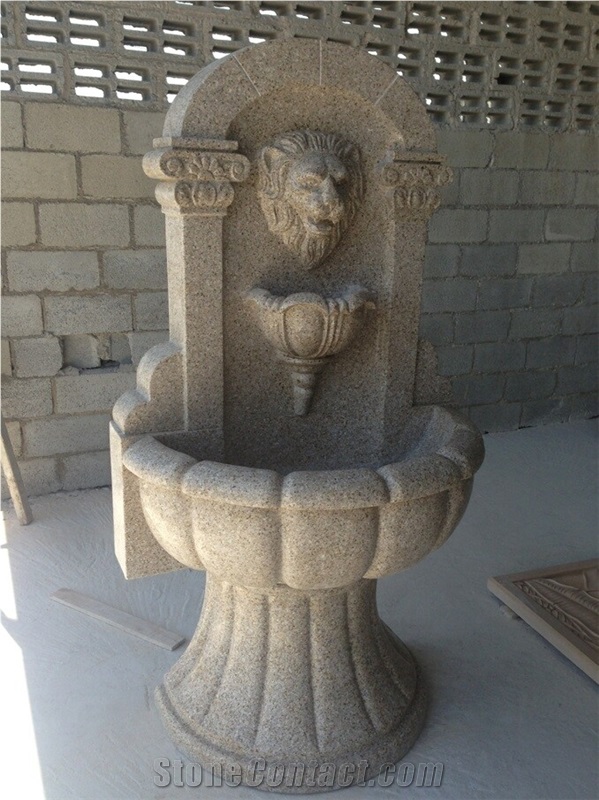 China Factory Natural Stone Fountain,Carved Exterior Fountain,Garden Fountains,Manufacturer