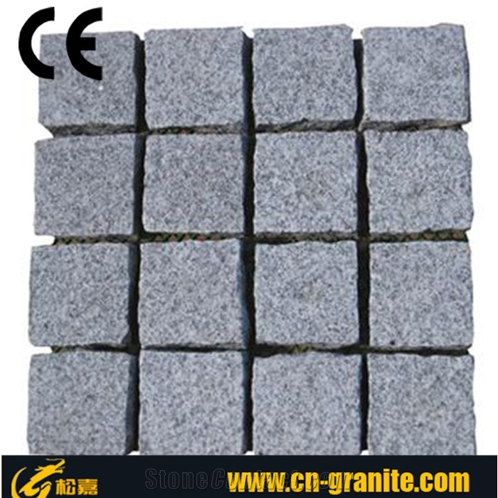 China G684 Grey Granite Cube Stone, Cheap Price Of Granite Cube Stone, Granite Paving Stone, Granite Floor Covering, Cube Stone, Cobble Stone, Walkway Pavers, Exterior Pattern, Garden Stepping Pavemen