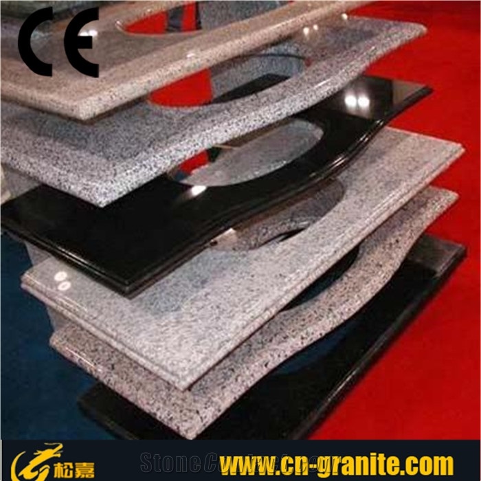 China Granite Bath Tops, Bathroom Countertops, China Granite Vanity Tops,Custom Vanity Tops,Good Price Vanity Tops,Good Qulity Countertops