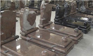 China Multicolor Granite Tombstone&Monuments, Granite Tombstone Design&Monuments Design,Western Style Monuments&Tombstone,Jewish Style Monuments