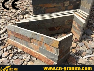 China Rustic Cultured Stone Corner,Natural Ledge Stone,Stone Wall Decor,Stacked Stone Veneer,Exposed Wall Stone Corner,Cheap Price&Good Quality Cultural Slate Stone Corner,Cultured Stone
