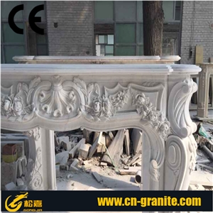 China White Marble Fireplace,White Marble Fireplace,Cheap White Fireplace Decorating,Fireplace Design Ideas,Fireplace Remodelings,Fireplace Insert,Fireplace Surround,European Fireplace