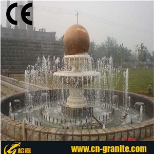 Fountain Ball, Fengshui Ball Fortune Ball, Marble Fountain,Garden Water Fountain,Water Fountain, Polished Ball Fountain, Exterior Sculptured Fountain,Outdoor Sculptured Fountains