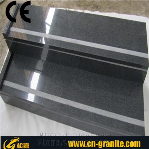 G654 China Grey Granite Stairs & Steps, Stair Case & Riser,Polished Grey Granite Stone Stair Decks,Cheapest Price Of Stairs & Steps,Stair Threshold,Stair Treads,Stair Riser,Stair Treads