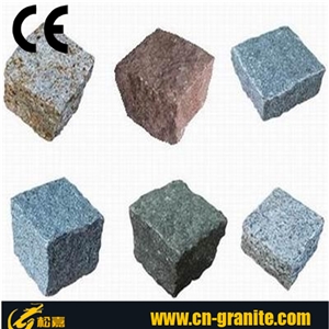 G682 Granite Cube Stone,Cheap Rustic Granite Cobblestone, Garden Cube Stone,Yellow Paving Stone,Granite Floor Pavers,Walkway Pavers,Cobble Stone,Exterior Cube Stone,Floor Covering