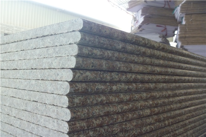 G687 Peach Red Cheap Granite Stair Step for Stair Paving,China Wholesale