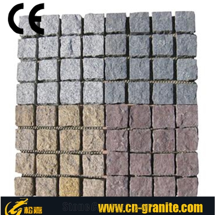 Grey Granite Cube Stone,China Grey Granite Cube Stone,Natural Surface Cube Stone,Cube Stone Paving Sets,Floor Covering,Courtyard Road Pavers,Exterior Pattern,Cobble Stone,Walkway Pavers