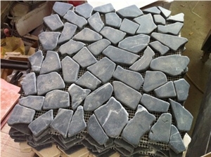 Mesh Stone Pavers,Cube Stone,Stone on Net,Flagstone on Net,Coutryard Road Pavers,Exterior Pattern,Flooring Covering,Paving Stes,China Granite Paving Stone,Walkway Pavers,Garden Stepping Pavements,