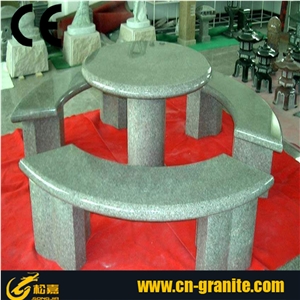 Natural Grey Granite Stone Table,China Granite Benches&Table,Table Sets,Garden Bench,Exterior Furniture,Garden Tables,Outdoor Benches,Outdoor Chairs,Stone Table Price