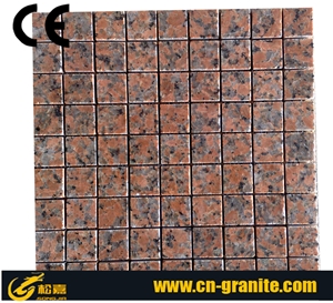 Red Marble Mosaic Tile,Red Marble Mosaic,China Mosaic Stone,Cheap Mosaic Price,China Mosaic Price,Interior Mosaic Tile,Floor Mosaic,Mosaic Pattern