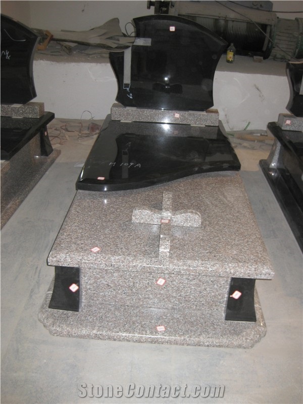 Shanxi Black Granite Tombstone&Monuments,China Black Stone Tombstone&Monument Design.,Cross Tombstones,Western Style Monuments&Tombstones,Family Monuments,European Style Monuments&Tombstones
