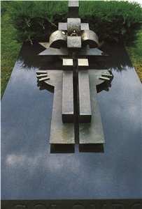 Shanxi Black Granite Tombstone&Monuments,China Black Stone Tombstone&Monument Design,Western Style Monuments&Tombstones,Family Monuments,European Style Monuments&Tombstones