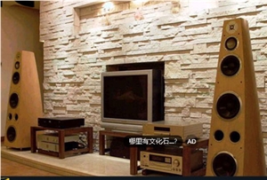 White Cultural Stone Wall Cladding,White Cultured Stone,Cultured Stone Wall Decor,Cultural Slate Wall Panels&Stacked Stone Veneer,China Cultured Stone Wall Tiles,Exposed Wall Stone,Thin Stone Veneer
