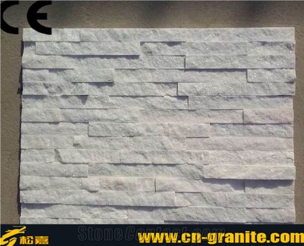 White Quartzite Cultured Stone,White Cultured Stone Wall Cladding,Natural White Stone Wall Decor,Crystal White Cultured Stone,Ledge Stone,Exposed Wall Stone,Thin Stone Veneer,Stacked Stone Veneer,