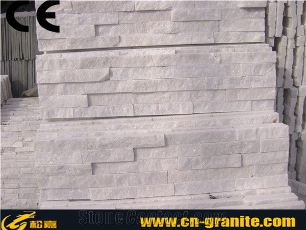 White Quartzite Cultured Stone,White Cultured Stone Wall Cladding,Natural White Stone Wall Decor,Crystal White Cultured Stone,Ledge Stone,Exposed Wall Stone,Thin Stone Veneer,Stacked Stone Veneer,