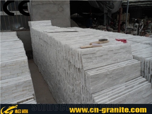 White Quartzite Cultured Stone,White Cultured Stone Wall Cladding,Natural White Stone Wall Decor,Crystal White Cultured Stone,Ledge Stone,Exposed Wall Stone,Thin Stone Veneer,Stacked Stone Veneer,