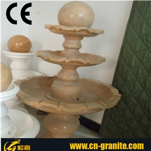 Yellow Marble Rotating Ball Fountain,Round Barotating Granite Ball Fountain,Rotating Ball Water Fountain,Rolling Ball Water Fountain,Tabletop Rolling Ball Fountaincrystal Ball Water Fountain