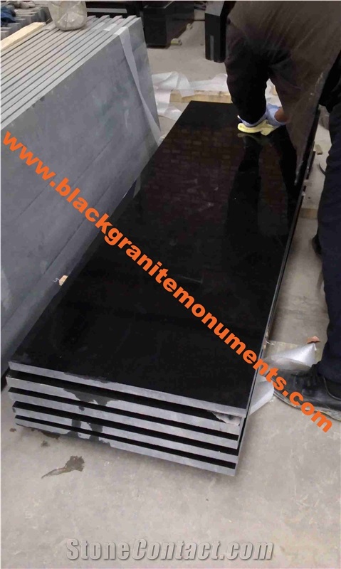 Iran Market Shanxi Black Granite Slabs with Golden Spots, Shanxi Black, Absolute Black, Nero Assoluto Black Granite Slabs & Tile, China Black Granite Slabs & Tiles